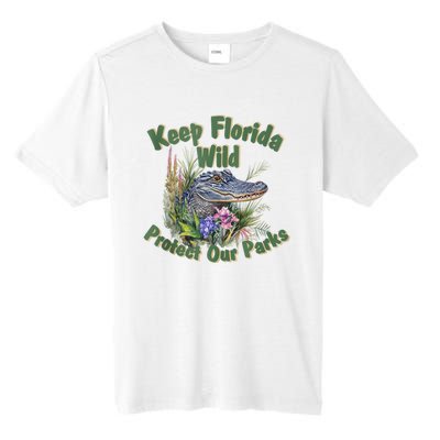 Keep Florida Wild Protect Florida Parks Tall Fusion ChromaSoft Performance T-Shirt