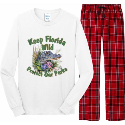 Keep Florida Wild Protect Florida Parks Long Sleeve Pajama Set