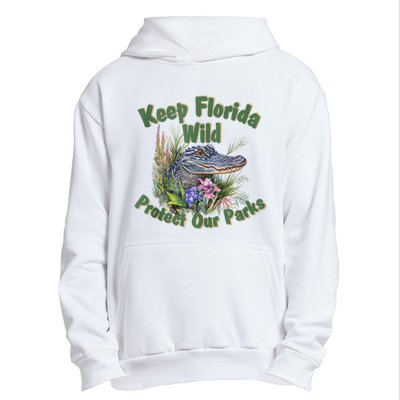 Keep Florida Wild Protect Florida Parks Urban Pullover Hoodie