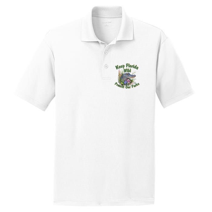 Keep Florida Wild Protect Florida Parks PosiCharge RacerMesh Polo