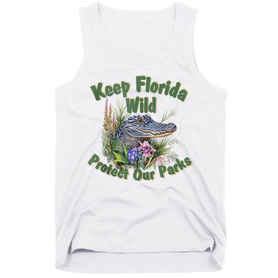 Keep Florida Wild Protect Florida Parks Tank Top