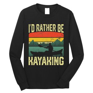 Kayak For Women Kayaking Kayaker Paddling Kayak Long Sleeve Shirt