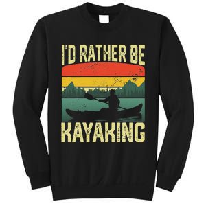 Kayak For Women Kayaking Kayaker Paddling Kayak Sweatshirt