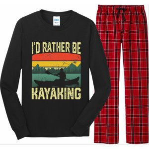 Kayak For Women Kayaking Kayaker Paddling Kayak Long Sleeve Pajama Set