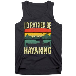 Kayak For Women Kayaking Kayaker Paddling Kayak Tank Top