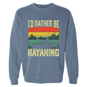 Kayak For Women Kayaking Kayaker Paddling Kayak Garment-Dyed Sweatshirt