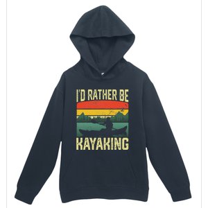 Kayak For Women Kayaking Kayaker Paddling Kayak Urban Pullover Hoodie