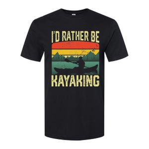 Kayak For Women Kayaking Kayaker Paddling Kayak Softstyle CVC T-Shirt