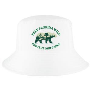 Keep Florida Wild Protect Our Parks Wildlife Graphic Cool Comfort Performance Bucket Hat