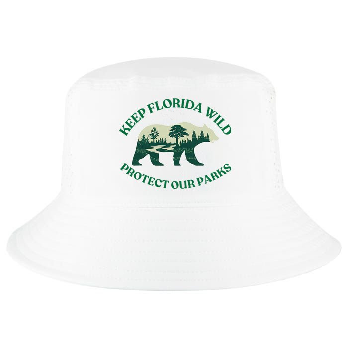 Keep Florida Wild Protect Our Parks Wildlife Graphic Cool Comfort Performance Bucket Hat