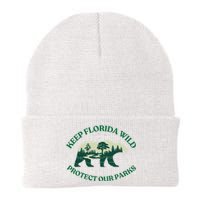 Keep Florida Wild Protect Our Parks Wildlife Graphic Knit Cap Winter Beanie