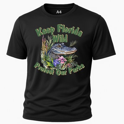 Keep Florida Wild Protect Florida Parks Cooling Performance Crew T-Shirt