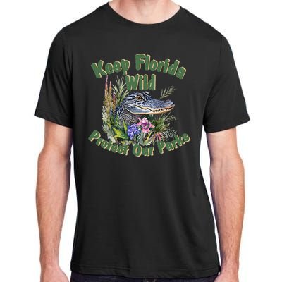 Keep Florida Wild Protect Florida Parks Adult ChromaSoft Performance T-Shirt