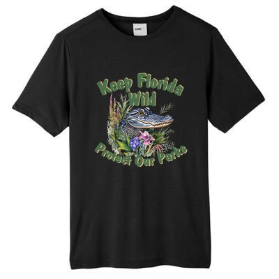 Keep Florida Wild Protect Florida Parks Tall Fusion ChromaSoft Performance T-Shirt