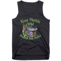 Keep Florida Wild Protect Florida Parks Tank Top