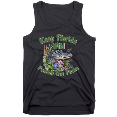 Keep Florida Wild Protect Florida Parks Tank Top