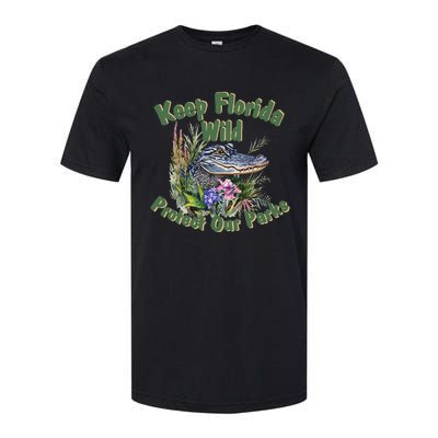 Keep Florida Wild Protect Florida Parks Softstyle CVC T-Shirt