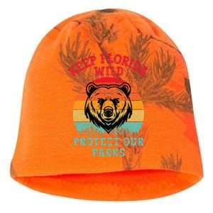 Keep Florida Wild Protect Our Parks Kati - Camo Knit Beanie