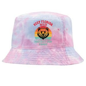 Keep Florida Wild Protect Our Parks Tie-Dyed Bucket Hat