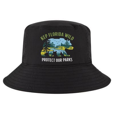 Keep Florida Wild Protect Our Parks Wildlife Cool Comfort Performance Bucket Hat