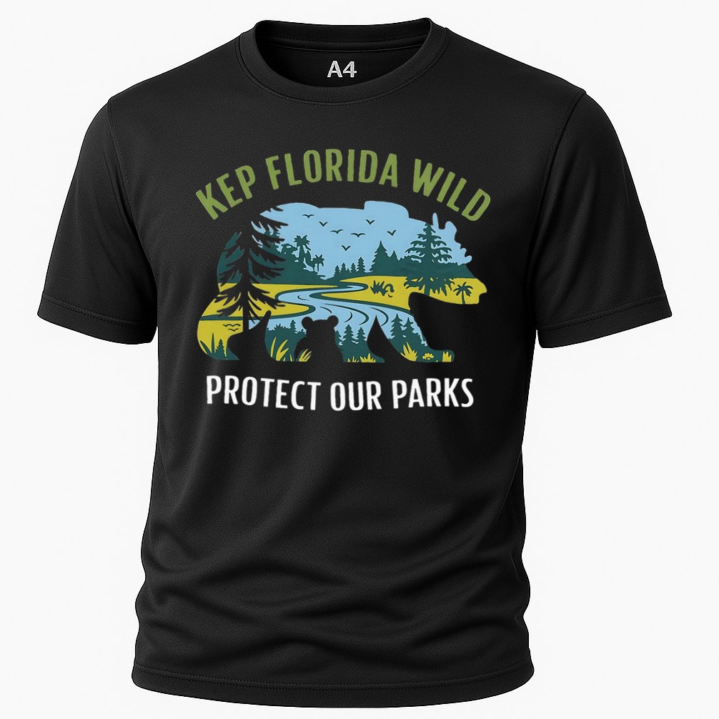 Keep Florida Wild Protect Our Parks Wildlife Performance Shirt