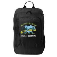 Keep Florida Wild Protect Our Parks Wildlife City Backpack