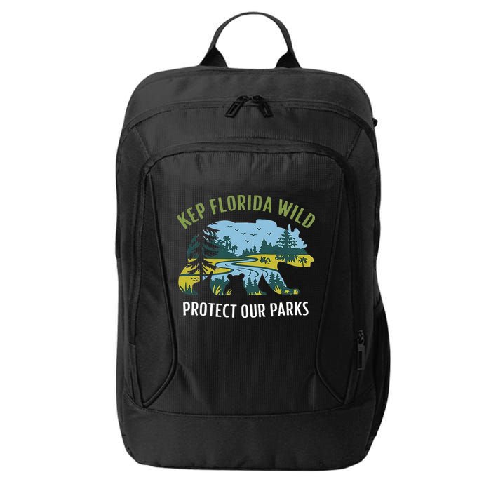 Keep Florida Wild Protect Our Parks Wildlife City Backpack