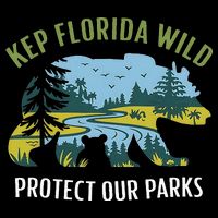 Keep Florida Wild Protect Our Parks Wildlife 16 in Basic Backpack