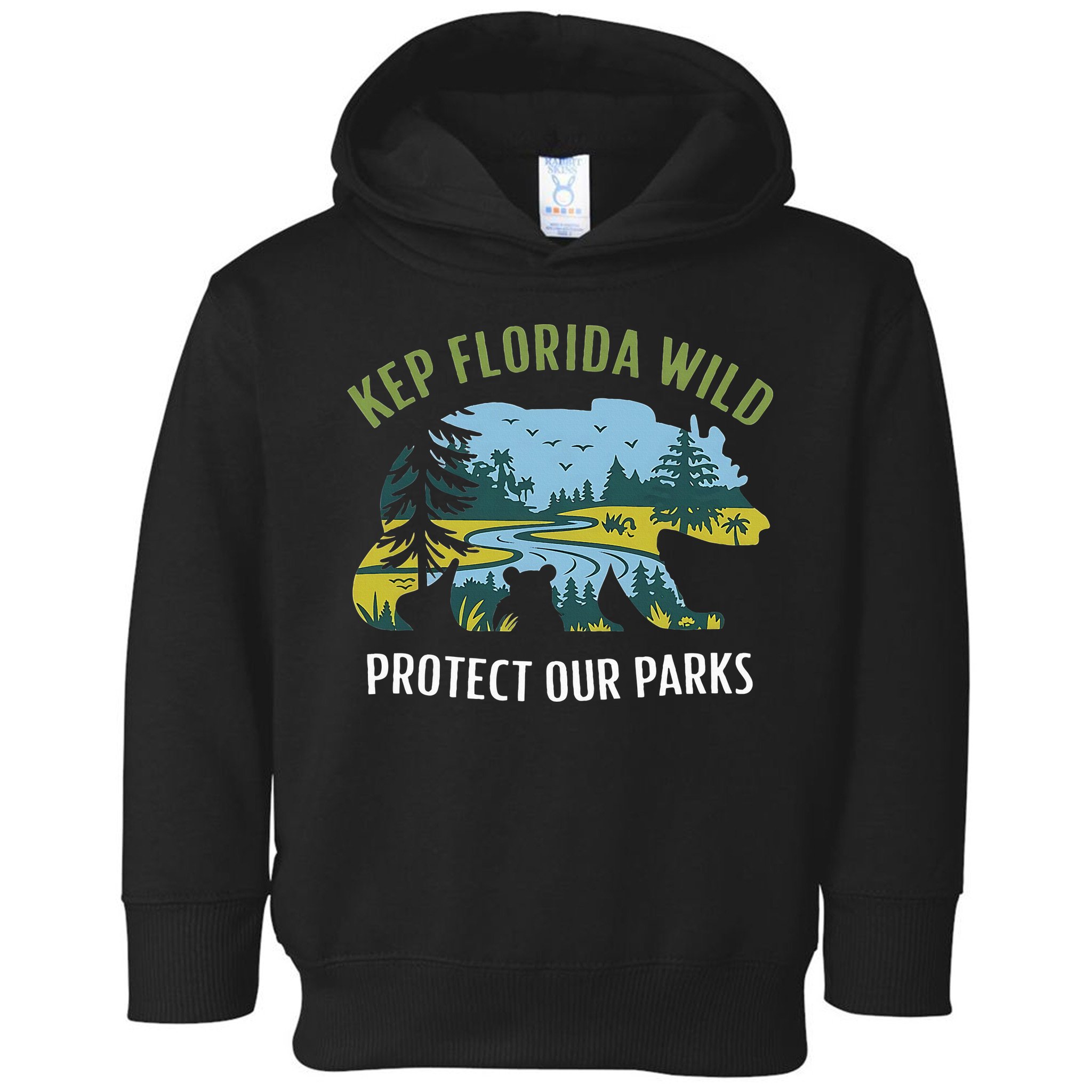 Keep Florida Wild Protect Our Parks Wildlife Toddler Hoodie