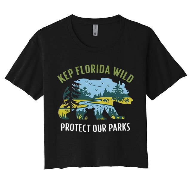 Keep Florida Wild Protect Our Parks Wildlife Crop Top