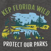 Keep Florida Wild Protect Our Parks Wildlife Vector Backpack