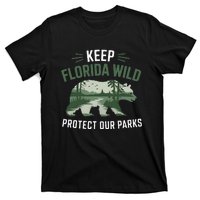 Keep Florida Wild Protect Our Parks Wildlife T-Shirt