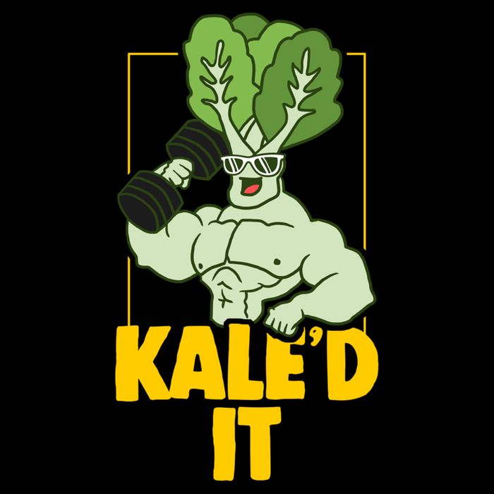 Kale Fitness Weightlifter Vegan Vegetarian Gift Wool Snapback Cap