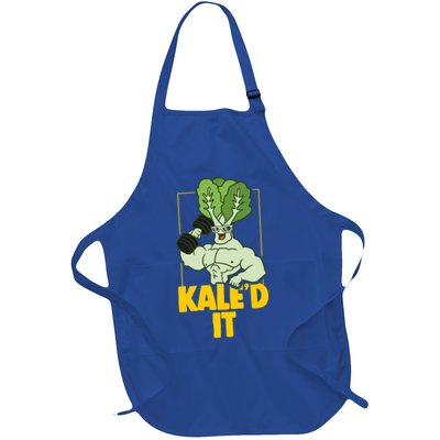 Kale Fitness Weightlifter Vegan Vegetarian Gift Apron