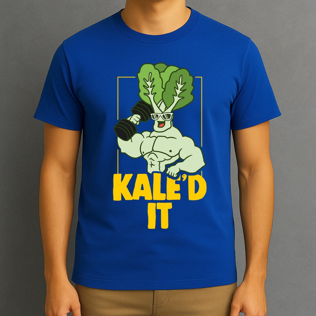 Kale Fitness Weightlifter Vegan Vegetarian Gift T-Shirt
