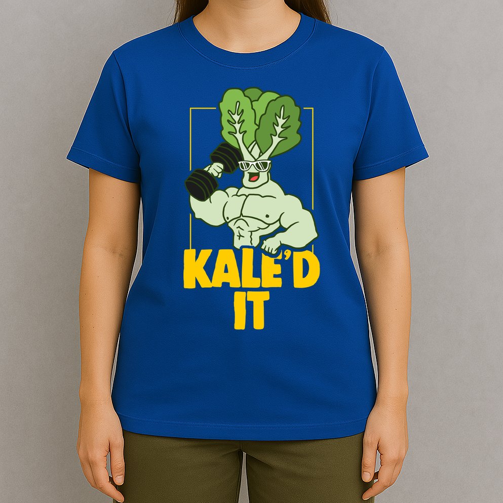 Kale Fitness Weightlifter Vegan Vegetarian Gift T-Shirt