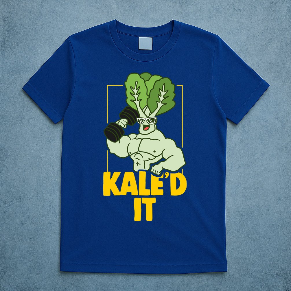 Kale Fitness Weightlifter Vegan Vegetarian Gift T-Shirt