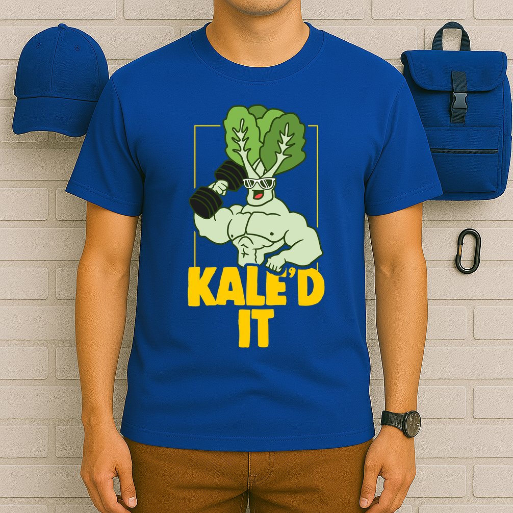 Kale Fitness Weightlifter Vegan Vegetarian Gift T-Shirt