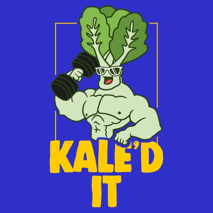 Kale Fitness Weightlifter Vegan Vegetarian Gift T-Shirt