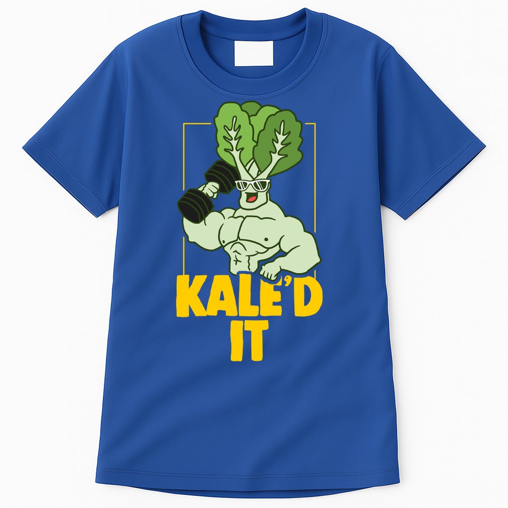 Kale Fitness Weightlifter Vegan Vegetarian Gift Tall T-Shirt