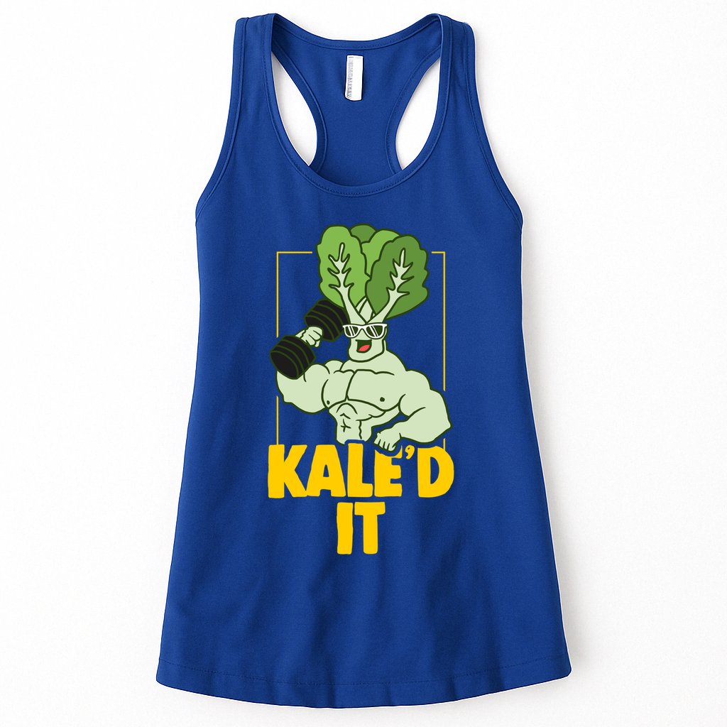 Kale Fitness Weightlifter Vegan Vegetarian Gift Womens Tank Top