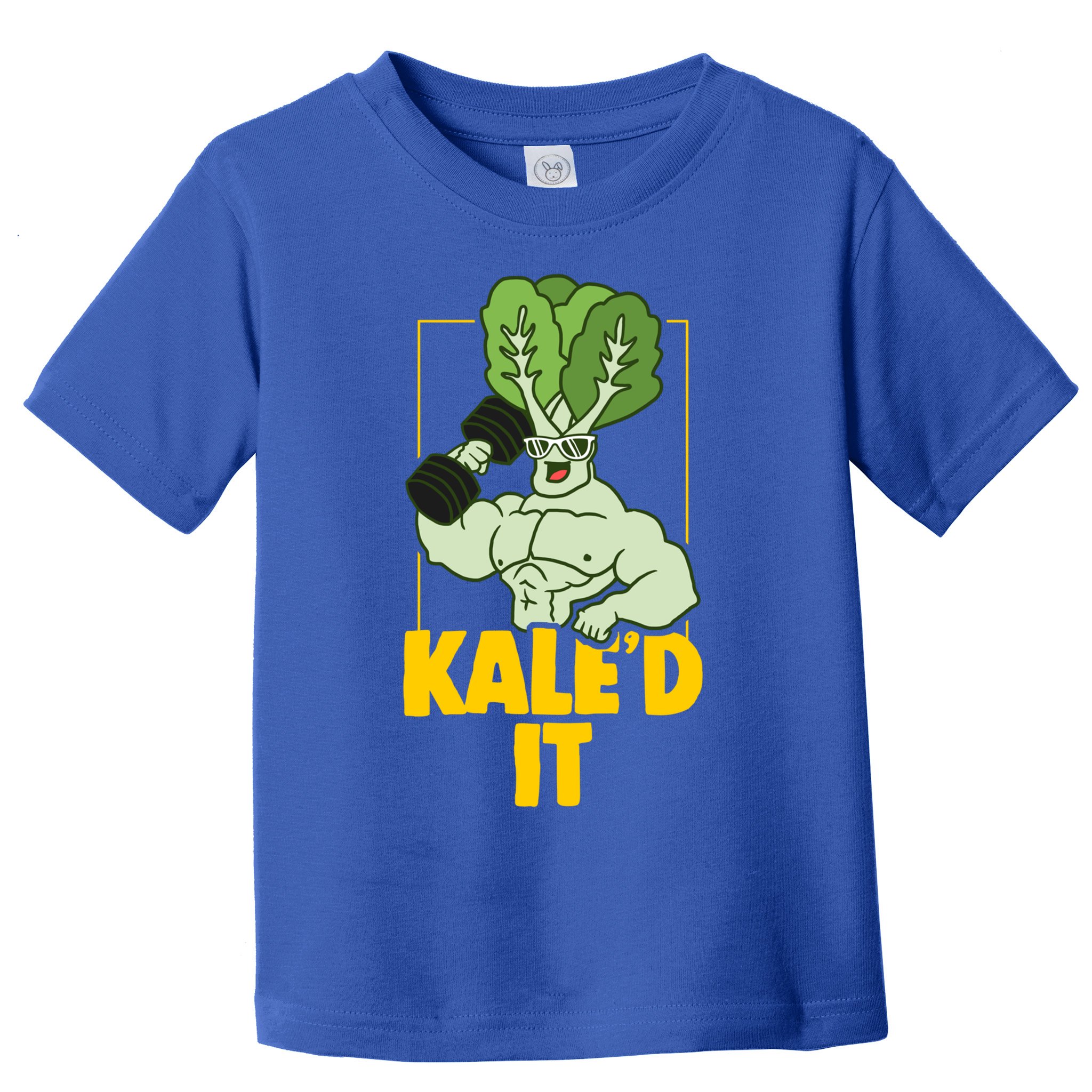 Kale Fitness Weightlifter Vegan Vegetarian Gift Toddler T-Shirt