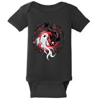 Koi Fish Ying Yang Japanese Baby Bodysuit