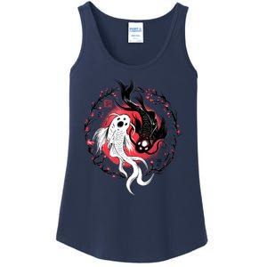 Koi Fish Ying Yang Japanese Ladies Essential Tank