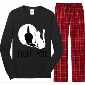 Kitten Fluff You You Fluffin Fluff You Cat Gift Long Sleeve Pajama Set