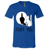 Kitten Fluff You You Fluffin Fluff You Cat Gift V-Neck T-Shirt