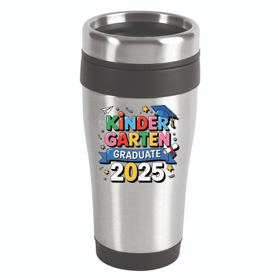 Kindergarten Graduation 2025 Graduate Grad 16oz Travel Tumbler