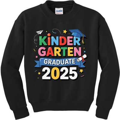 Kindergarten Graduation 2025 Graduate Grad Kids Sweatshirt