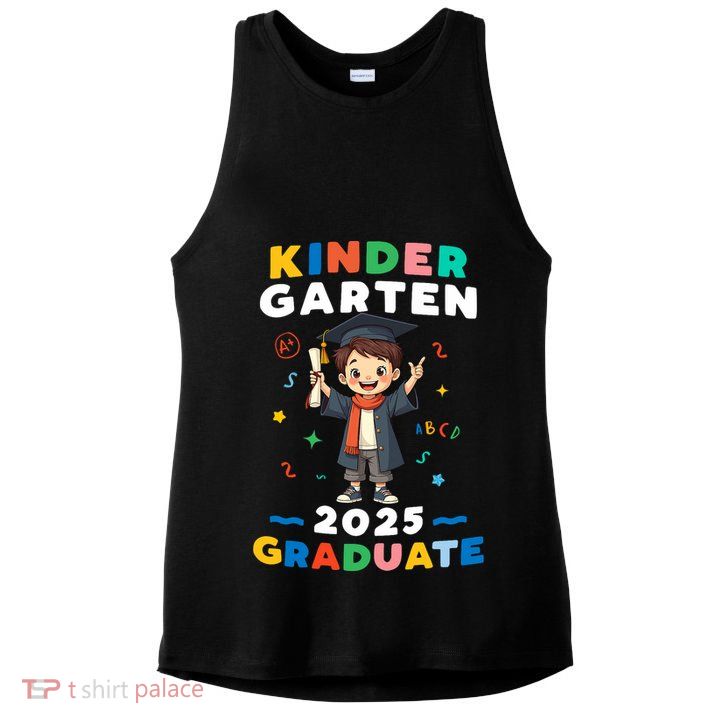 Kindergarten Graduation 2025 Graduate Teachers  Ladies PosiCharge Tri-Blend Wicking Tank