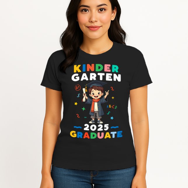 Kindergarten Graduation 2025 Graduate Teachers  Womens T-Shirt